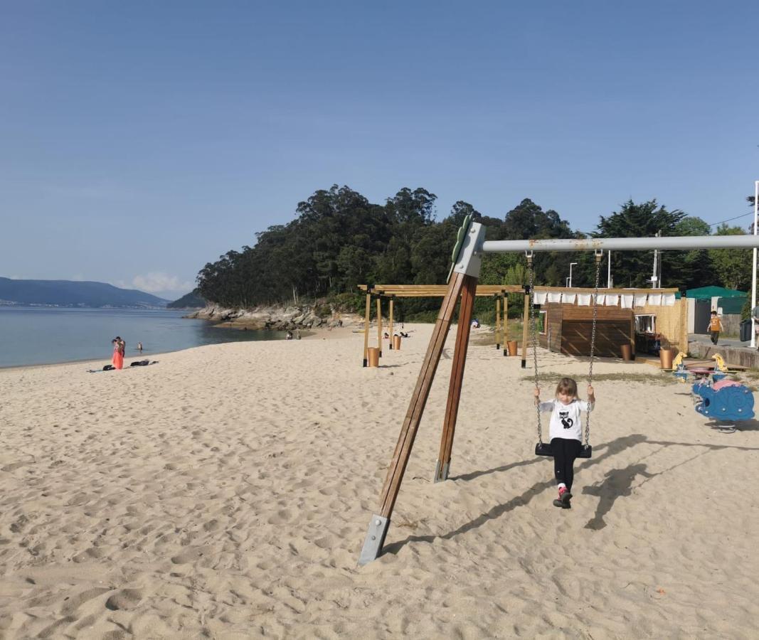 Villa Playa Portomayor Bueu Esterno foto